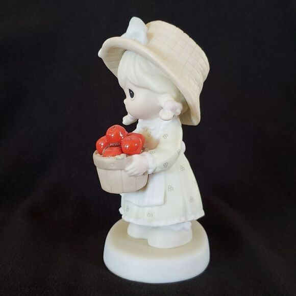 Vintage 1996 Precious Moments “Happiness to the Core” Porcelain Figurine #261378 - Picture 2 of 7